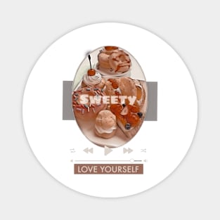 Aesthetic, love, sweet, sweets sweety, soft aesthetic, vintage, retro, cottagecore, music, cute, anime, gifts for her, gift, gift ideas, mother's Day, music, mom, mommy, mother, mother's Day gifts, for her Magnet